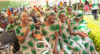CURE Niger patients dressed up for the occasion